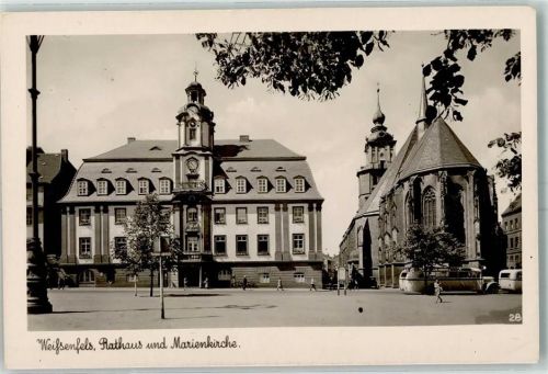 Weißenfels Rathaus Marienkirche Omnibus