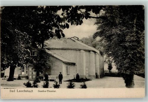06246 O4204 Bad Lauchstädt - Goethe Theater Ruhebänke