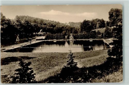 Wolkenstein Schwimmbad Fahne Sprungturm