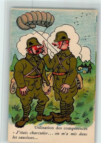Nr. 139 Verlag A. Noyer - Collection Comic Militaire , Ballon AK Gute Erhaltung