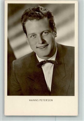 Hanns Petersen VEB Volkskunstverlag G 683 AK Schlagersänger