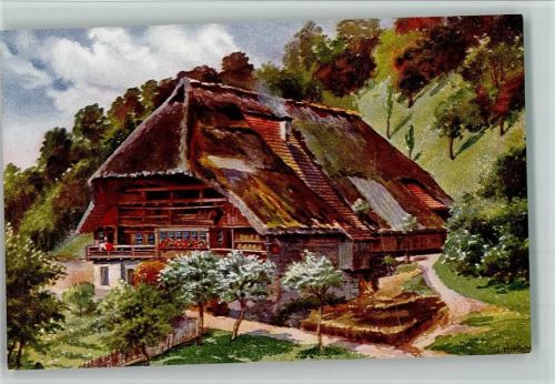 Verlag Edm. König Schwarzwaldhäuser Blatt 3 - Bauernhaus im Schwarzwald , gute Erhaltung