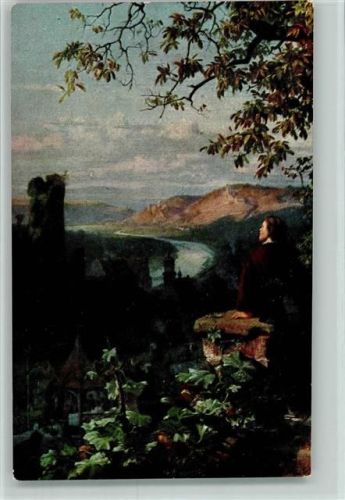 Serie 27-258 - sign Th. Schütz - Am Neckar