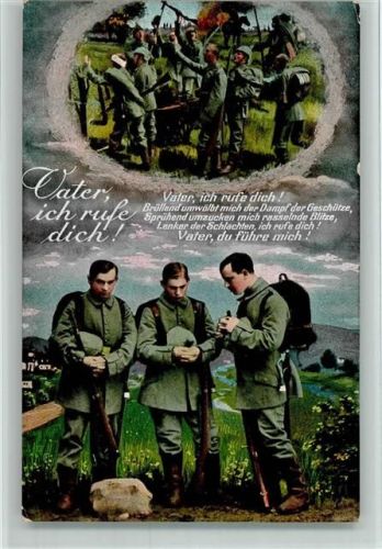 1915 Serie Vater ich rufe Dich - Feldgebet