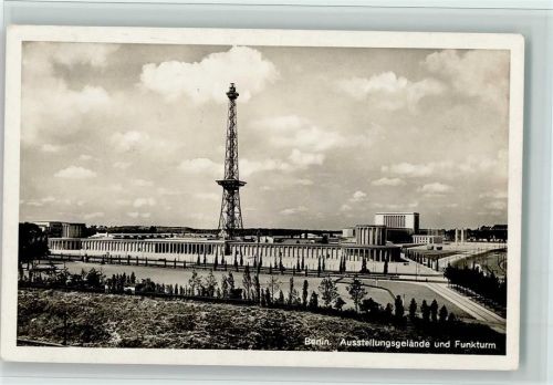 Charlottenburg 1937 Funkturm und Ausstellungsgelände, gute Erhaltung