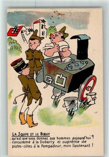 Nr. 149 Verlag A. Noyer - Comic Militaire , Feldküche , gute Erhaltung