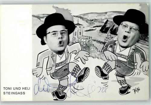 Toni und Heli Steingass - Autogramm