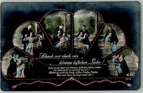 1911 Schenk mir doch ein bißchen Liebe Lied AK