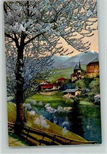 Serie 144 Nr. 2709 - Obstblüte in Tirol, gute Erhaltung AK