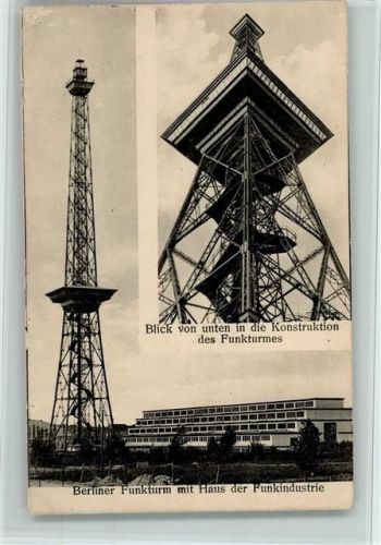 Witzleben Funkturm in Berlin Witzleben , gute Erhaltung