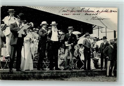 Ostende 1904 Leopold II auf dem Rennplatz, gute Erhaltung AK
