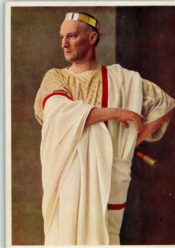 Oberammergau Spiele 1950 - Verlag Bruckmann Nr. 161, Pilatus Darsteller Breitsamter gute Erhaltung