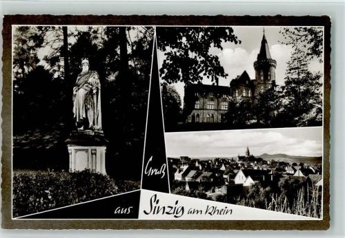 Sinzig Schloss Sinzig Barbarossa Denkmal