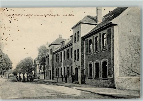 Lockstedt 1917 Lager Mannschaftsbaracken Allee Uniform