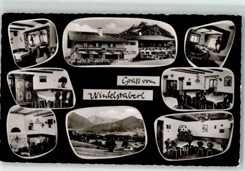 Winkl Cafe Winklstuberl Gastraum Kachelofen