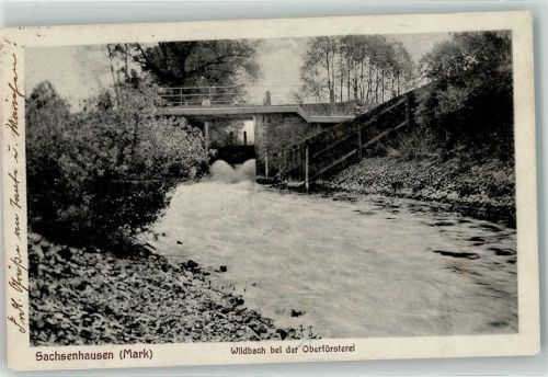 16515 O1400 Sachsenhausen , Nordbahn - Wildbach bei der Oberförsterei