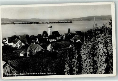 Allensbach Bodensee mit Blick auf Insel Reichenau