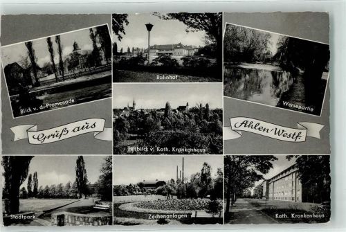 Ahlen Bahnhof Weser Stadtpark Zechenanlagen Krankenhaus
