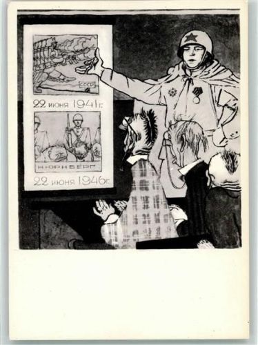 Antipropaganda Karikatur 1941-1946 Bildkarte