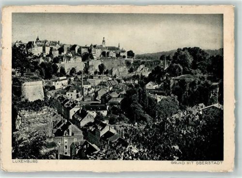 Luxembourg Grund mit Oberstadt L 030