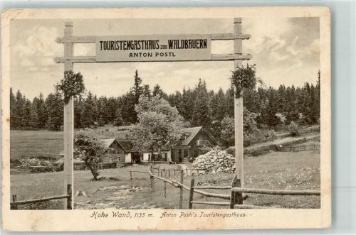 Maiersdorf Hohe Wand Gasthaus Anton Postl Hüttenstempel