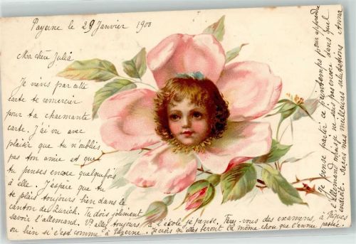 1900 Rosenblüte