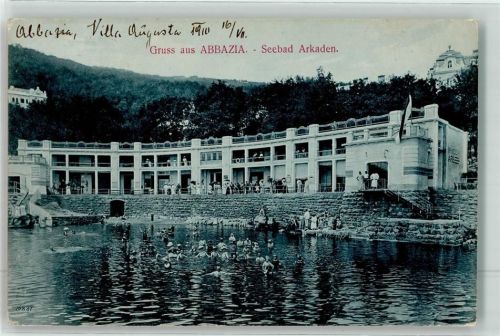 Opatija 1910 Seebad Arkaden