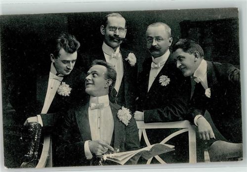 Zwickau Humoristischer Männer-Quintett Webers Leipziger Sänger