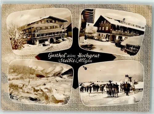 Steibis Gasthaus Zum Hofgrat Winter Hüttenstempel