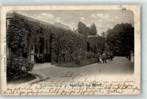 Mondorf-les-Bains 1903 - Hydrotherapie