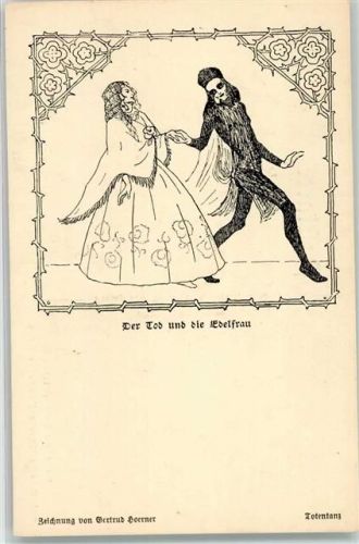 Deutsche Volksspiele und Märchenspiele Nr. 9 sign. Gertrud Hoerner aus dem Totentanz
