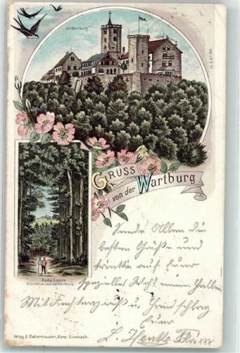 Wartburg 1899 Wartburg und Hohe Sonne