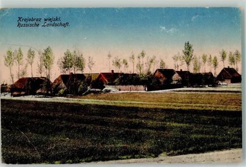 1917 Russische Landschaft