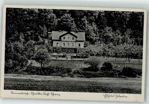 Schmilka 1940 Elbhotel Helvetia