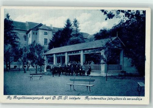 Eger 1928 Az Angolkisasszonyok egri BMV intezete Ort lt. Stempel