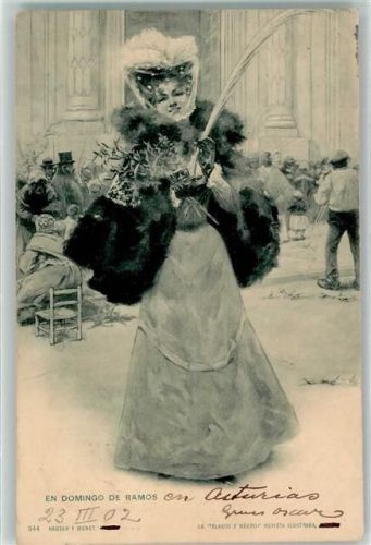 1902 en Domingo de Ramos Palmsonntag