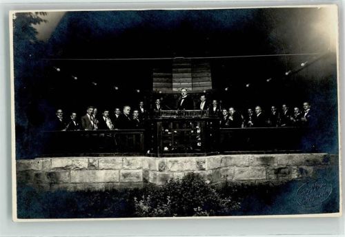 Bad Altheide 1923 Dirigent mit Kurorchester Ort handschriftlich