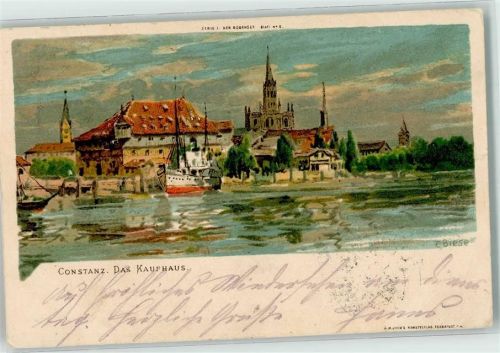 Konstanz 1903 Das Kaufhaus Serie 1 Der Bodensee Blatt 5