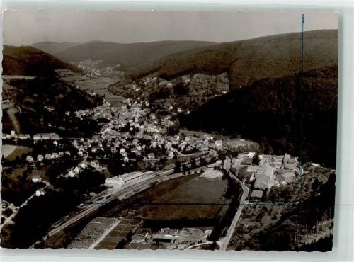 Schönau Fliegeraufnahme des Ortes Rückseite Auftrag Cramers Kunstanstalt