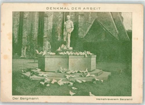 Staßfurt 1935 Denkmal Der Arbeit Der Bergmann