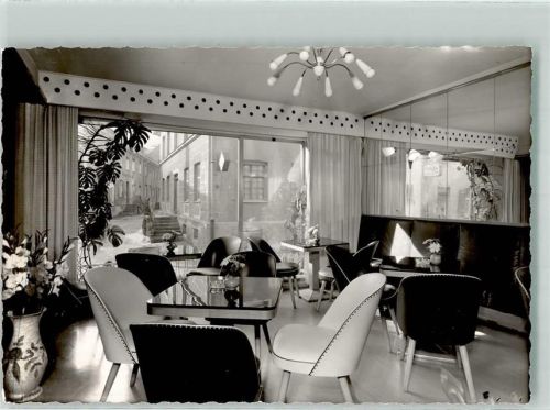 87448 W8963 Niedersonthofen FOTO KEINE AK Gasthaus Haus Hubertus Gaststube Ort handschriftlich