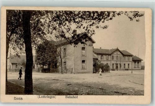 Dieuze 1917 Bahnhof Feldpost WK I