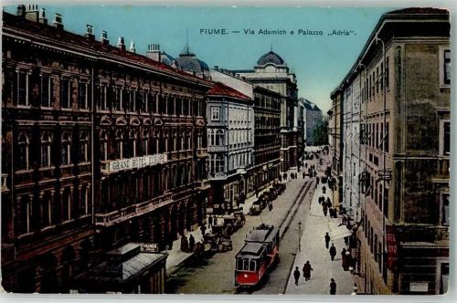 Rijeka Straßenbahn Hotel Europe Palazzo Adria Via Adamich