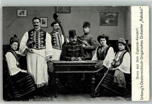 Musikgruppe Urbanys Österr.-ungarisches Orchester Rakokzi Zither Tracht