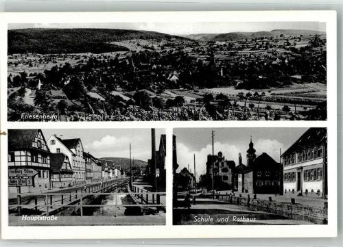 Friesenheim Hauptsttrasse Schule Rathaus