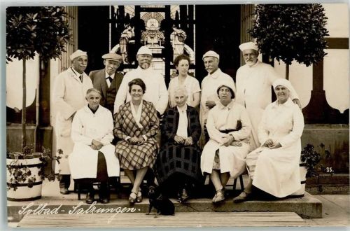 Bad Salzungen Gruppenfoto Solbad Kurhaus