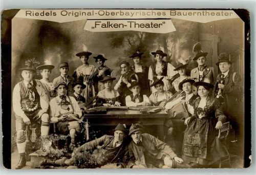Riedels Original Oberbayrisches Bauerntheater Falken Theater Trachten Kontragitarre