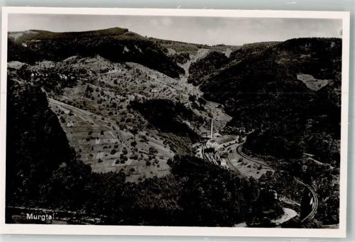 76596 W7564 Bermersbach , Murgtal Foto AK Tennetschlucht Papierfabrik Wolfsheck