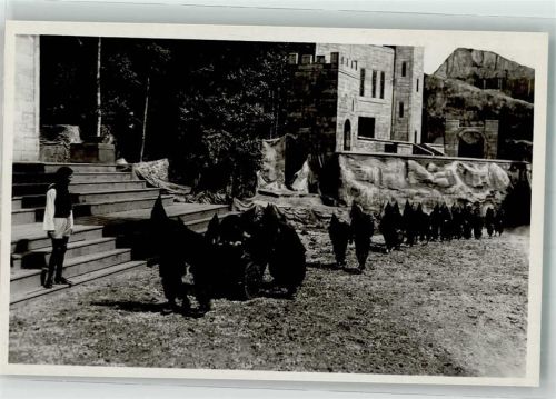 W7410 Reutlingen Volksschauspiel Naturtheater Nibelungensage 1909 Foto AK
