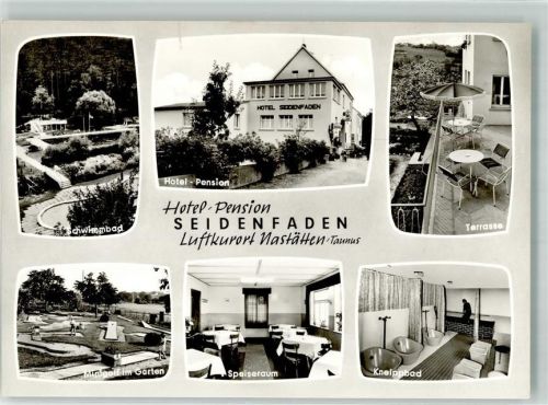 Nastätten Hotel Seidenfaden Schwimmbad Minigolf Informationskarte